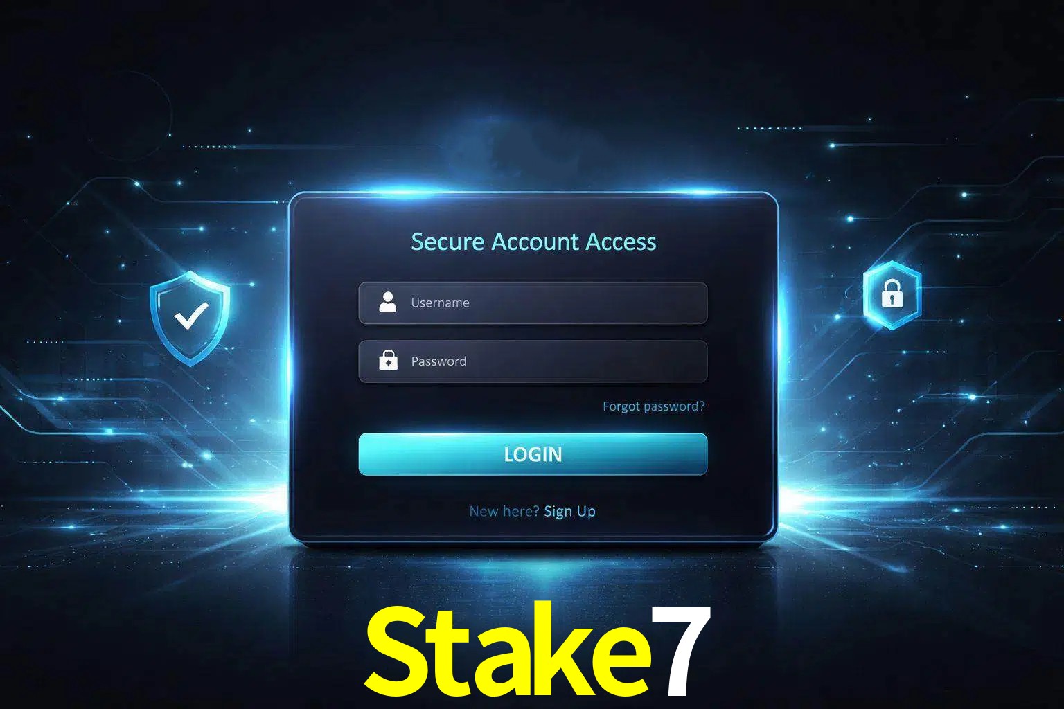 Pantalla de inicio de sesión de cuenta Stake7 para usuarios en México